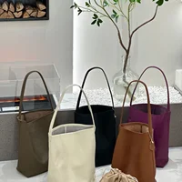 MENDY Bucket Bag Large Women's Bag Tote Bag Shoulder Bag Luxury Designer Genuine Leather Handbag Japanese Popular Bag Soft Row - Image 5