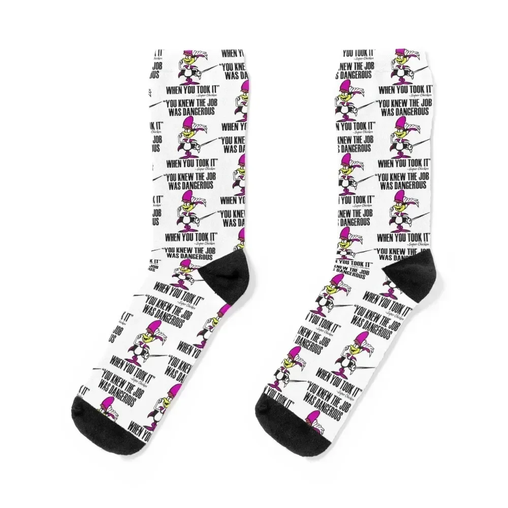 

Super Chicken solo Jay Ward Watch Art 60 Chicken Socks funny gifts anti slip football Climbing Children's Woman Socks Men's