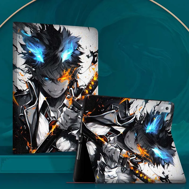 

Blue Exorcist Anime Pattern Tablet Case For Xiaoxin Legion Tab Y900 Y700 K10 M10 P11 Pad Pro GT Plus 3rd Gen 4 8.8 11 11.5
