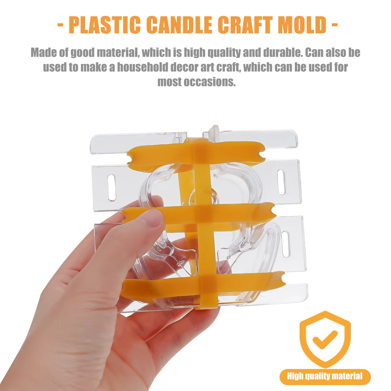 

1 set 1 Set Flower Shape Diy Mold Plastic Craft Making Mold For Gift Home Decoration Scented Casting Lightweight Flexible