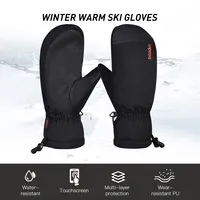 Winter Warm Gloves Windproof Water-resistant Waterproof  Snow Gloves Mittens for Outdoor Cycling Skiing Running Warm Tools