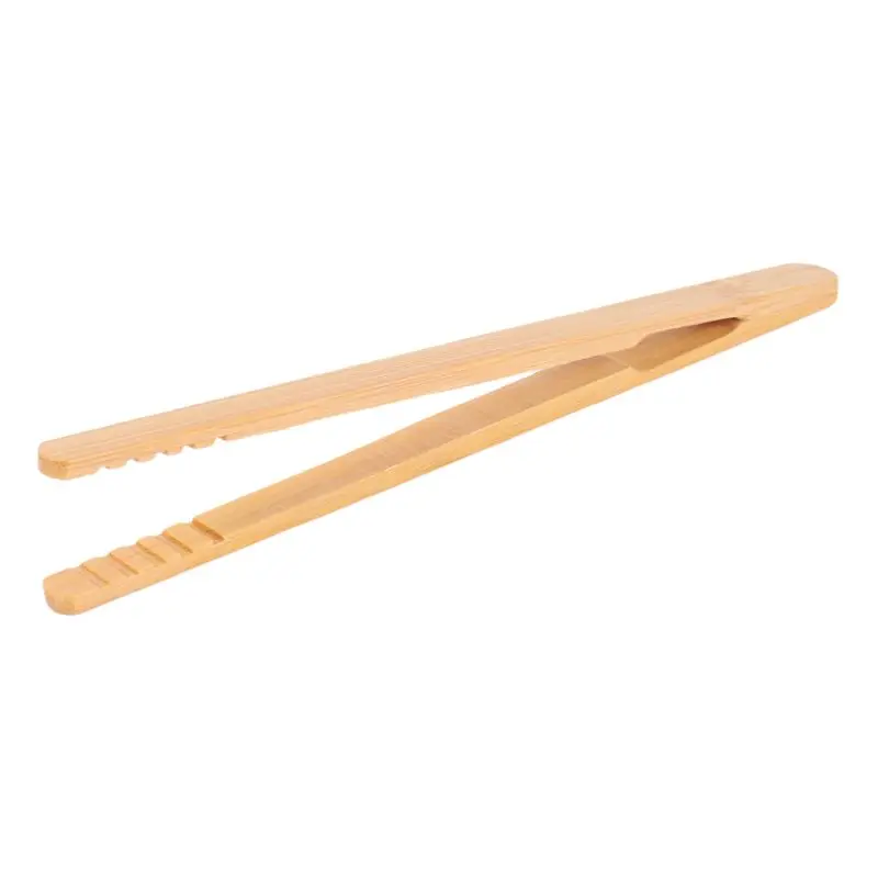 PORK-30 Pieces Bamboo Toast Tongs, Bamboo Tongs 7 Inches Toaster Tongs Made Of Natural Bamboo Perfect For Toast Bread Pickles