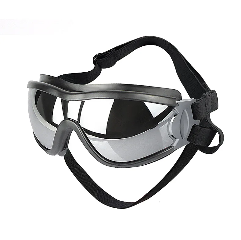 Transparente Farbige Hunde-Schutzbrille Wasserdicht Winddicht Sonnenschutz UV-Beständig Große Hundebrille – Detail 11