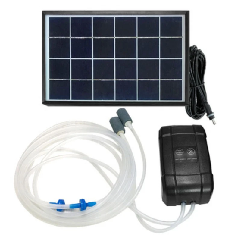 

Solar Power Oxygenator Aerator Air Pump Oxygen Pool Aquaculture Fishing Aquarium, outdoor fishing