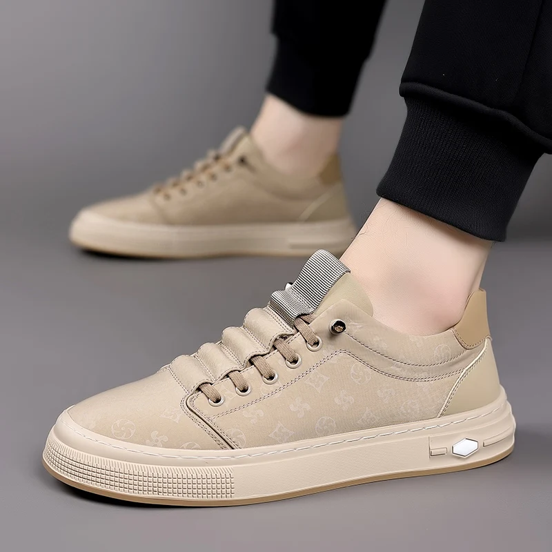 

Новинка 2023 года, летняя мужская обувь, модная модная обувь высокого качества, туфли для досок, большие размеры 38-44, легкие, дышащие, удобные