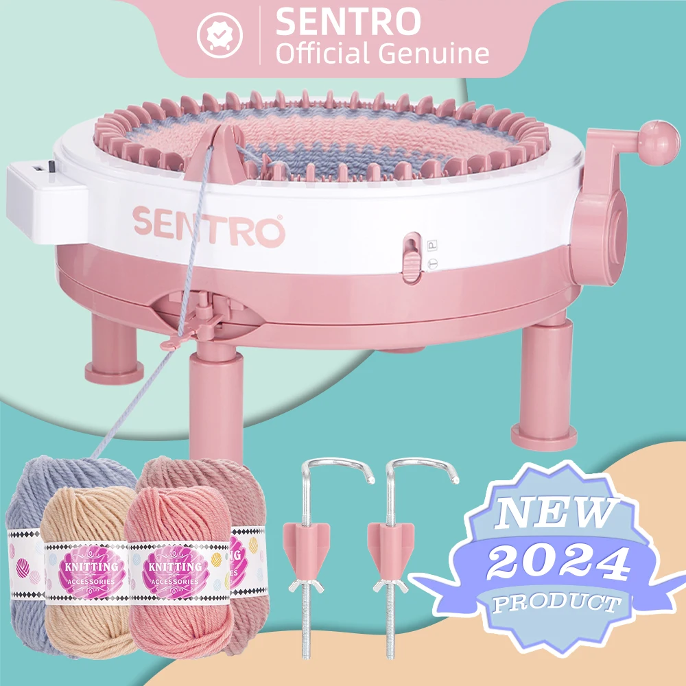 

SENTRO Knitting Machine 48 Needles with Row Counter Crochet Knitting New Product Loom Machine for Beginners DIY Weaving Tools