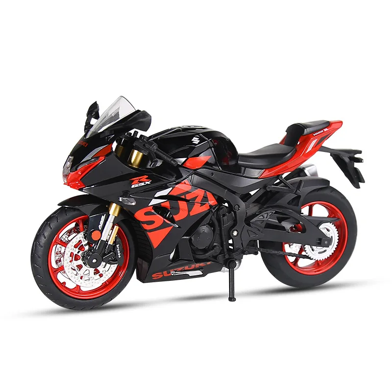 

1:12 GSX 1000R игрушечный мотоцикл, литая под давлением металлическая миниатюрная модель, гоночная суперспортивная коллекция, подарок для мальчиков и детей