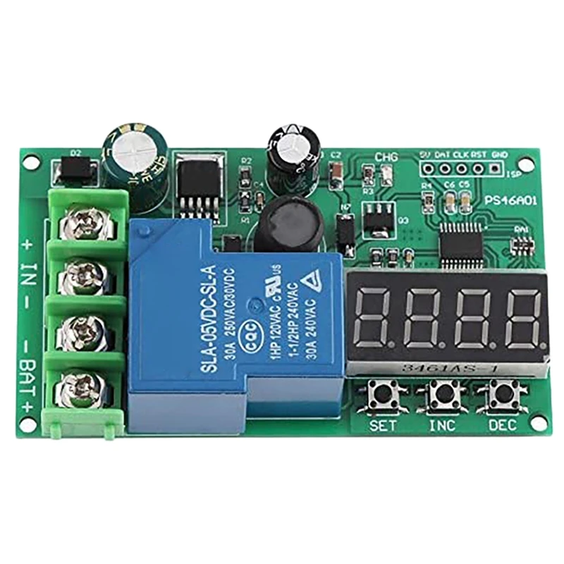 Battery Charger Board,12V 24V 48V Lead-Acid Lithium Battery Overcharge Protection Board Charging Control Module