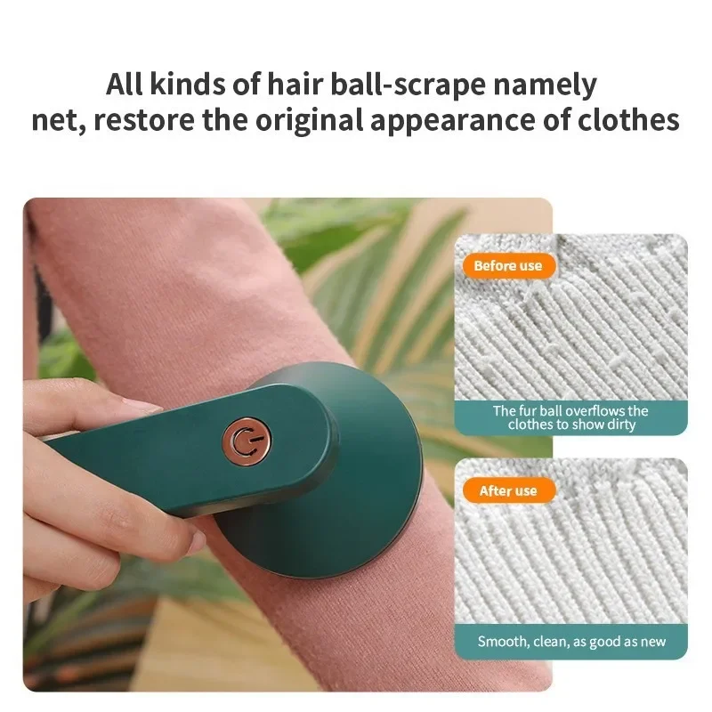 Electric Lint Remover for Clothes USB Rechargeable Fabric Hair Ball Trimmer Fuzz Pellet Sweater Lint Eliminator Removal Device