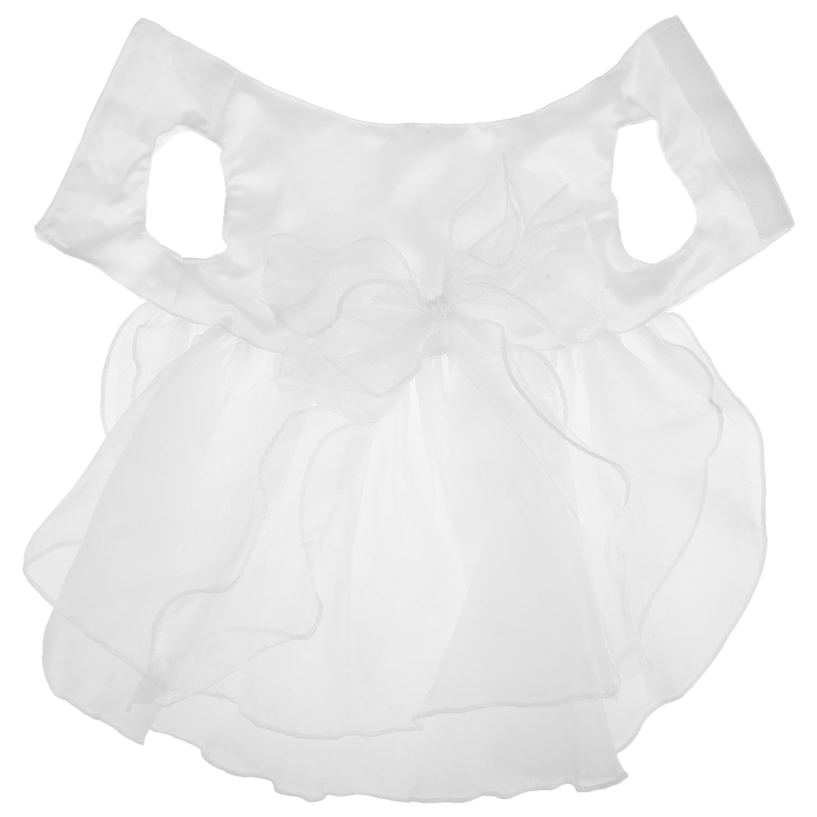 

Pet Wedding Dress White Dog Fancy Dress For Small Medium Dogs Elegant Bow Princess Outfit Wedding Party Holiday Formal