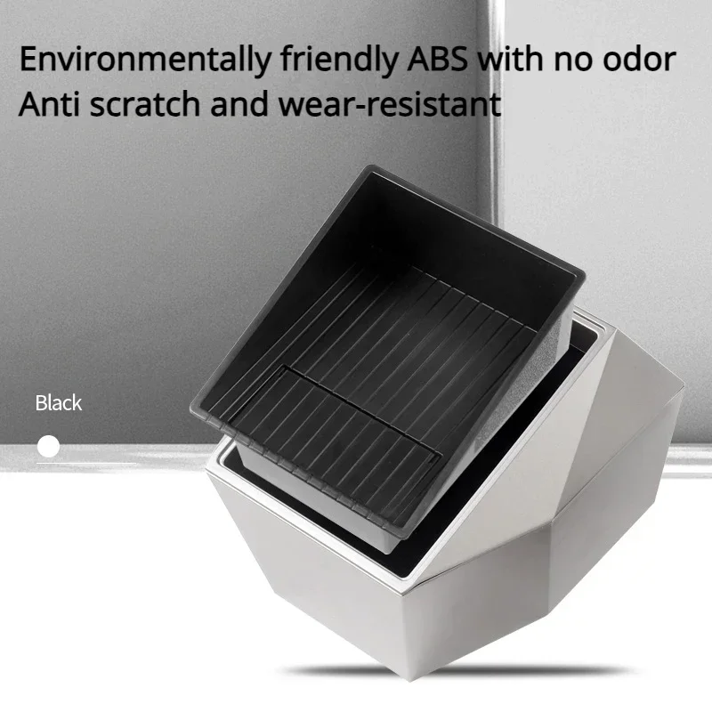 For Tesla Model Y 2023 Underseat Storage Box Cybertruck Rear Middle Storage Box Car Accessories Air Conditioning Outlet Storage