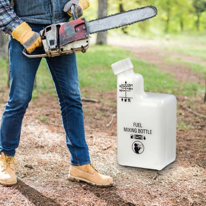 28GF 1L Engine Fuels Fuels Botol Pencampuran dengan Rasio untuk Mesin Berkebun