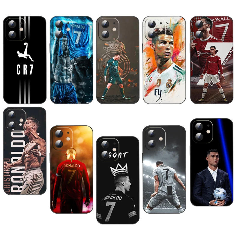 D6 C-CR7 Football Ronaldo Soft Silicone Case for Xiaomi Redmi 8 8A 9 9A 9T 9C 10 10X 10 Pro 13 4G 5G  13C 4G  A3 4G  Caver