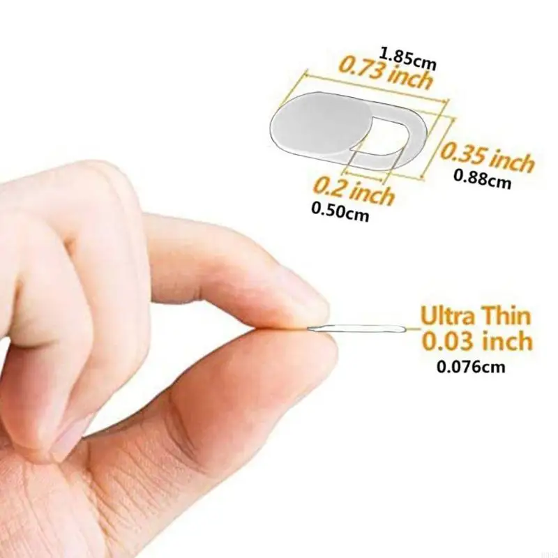 H052 3 Pack WebCam Cover Shutter Slider Plastic Thin Lens Cover For Tablets PC Laptops Privacy Sticker