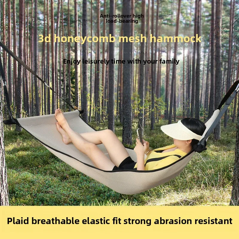 2025 Modern Three-Dimensional Honeycomb Mesh Hammock Indoor/Outdoor Camping Balcony Use Ultra Breathable Comfortable Fabric