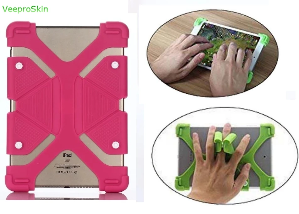 Silicone stand Case Cover for For 7\