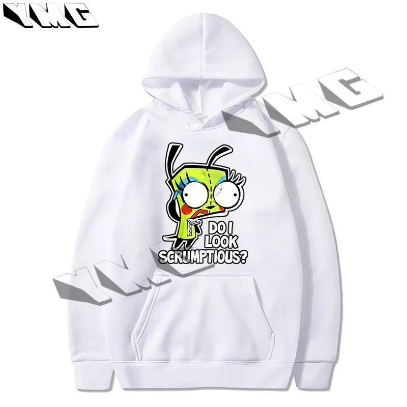 Gothic girl Y2K clothing, thick cotton sports hoodie, punk anime print, Grunge women's hip-hop oversized loose streetwear, Emo