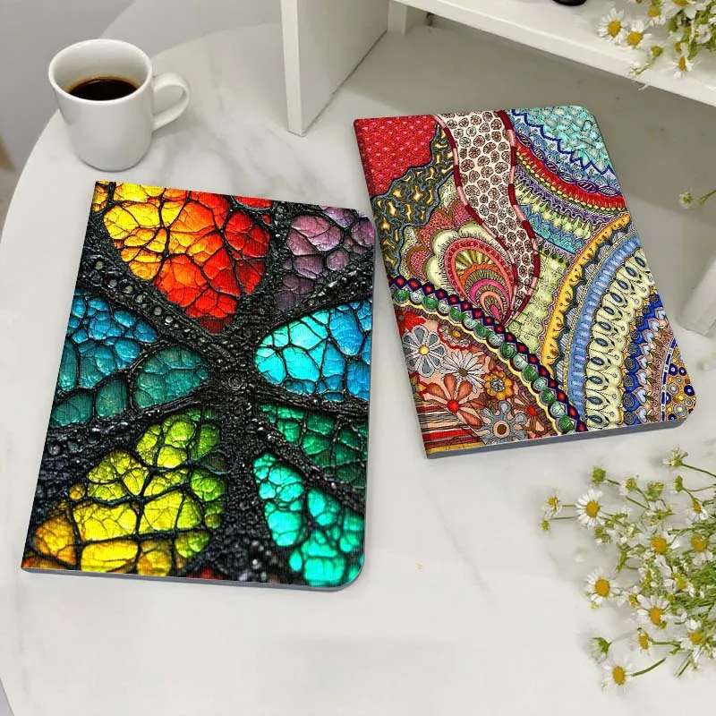 

Colorful neon pattern Tablet Case For Legion Xiaoxin Pad Y700 K10 M10 P11 K11 Pro Plus 10.6 11.5 Inch 2021 2023 2025