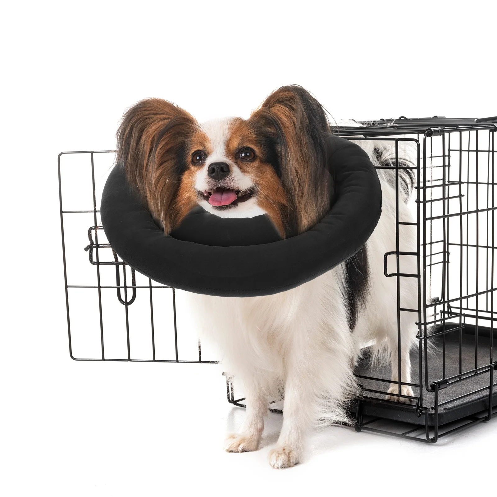 

Dog Neck Donut Soft Recovery Collar Adjustable Waterproof Pet Protective Cone For Wound Healing Post-Surgery Licking