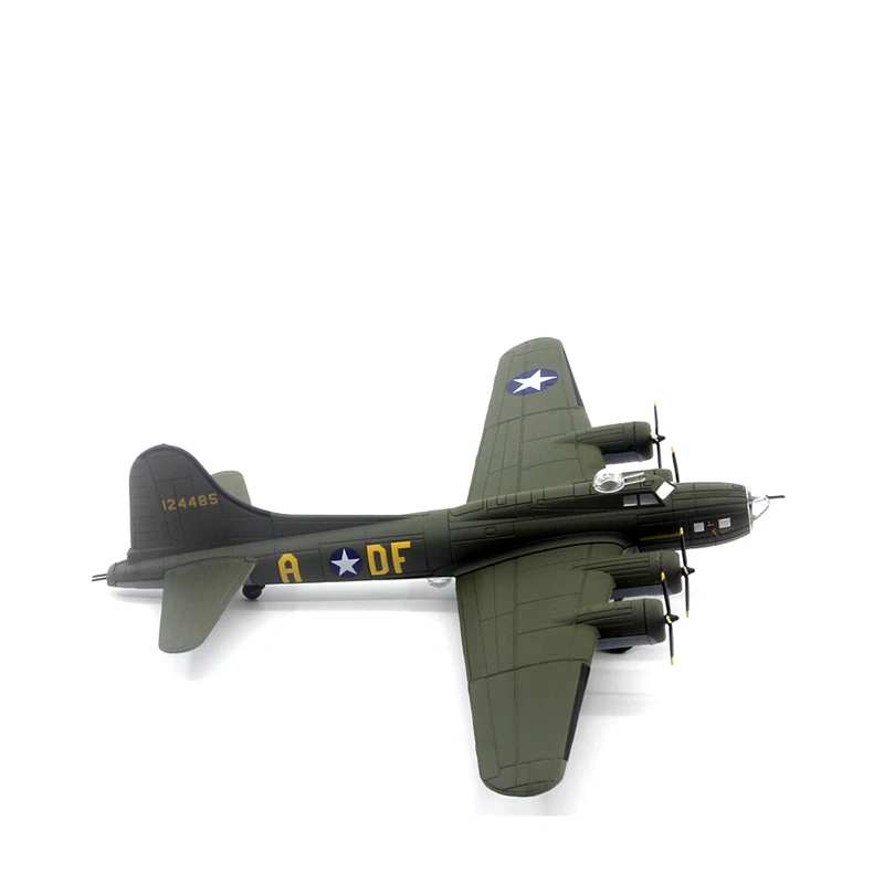 1/144 Scale AMER United States B-17F Flying Fortress Aircraft Memphis Belle B17 Finished Militarized Combat Aircraft Model