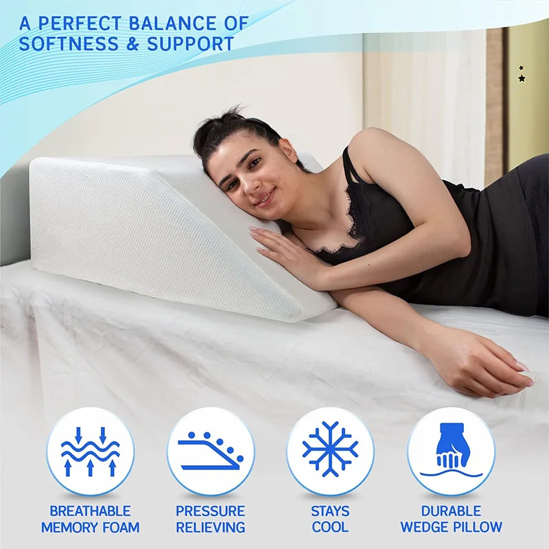 Memory foam foot pad, leg lift pillow, blood return bed, fractured lumbar spine rehabilitation leg rest pillow, back pillow