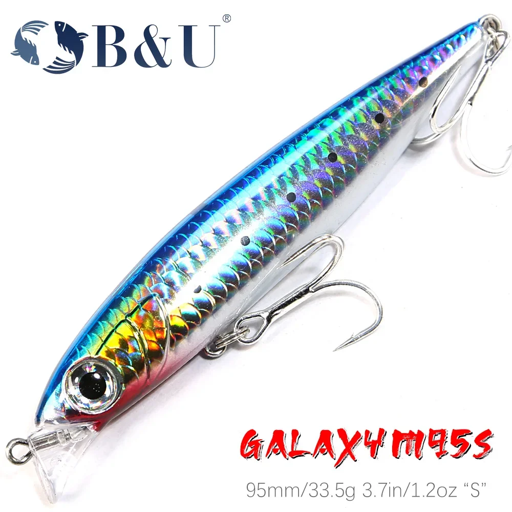 

B&U Heavy Sinking Minnow Fishing Lures Seabass Trout Artificial Hard Baits Long Casting Sinking Pencil Wobbler Swimbait