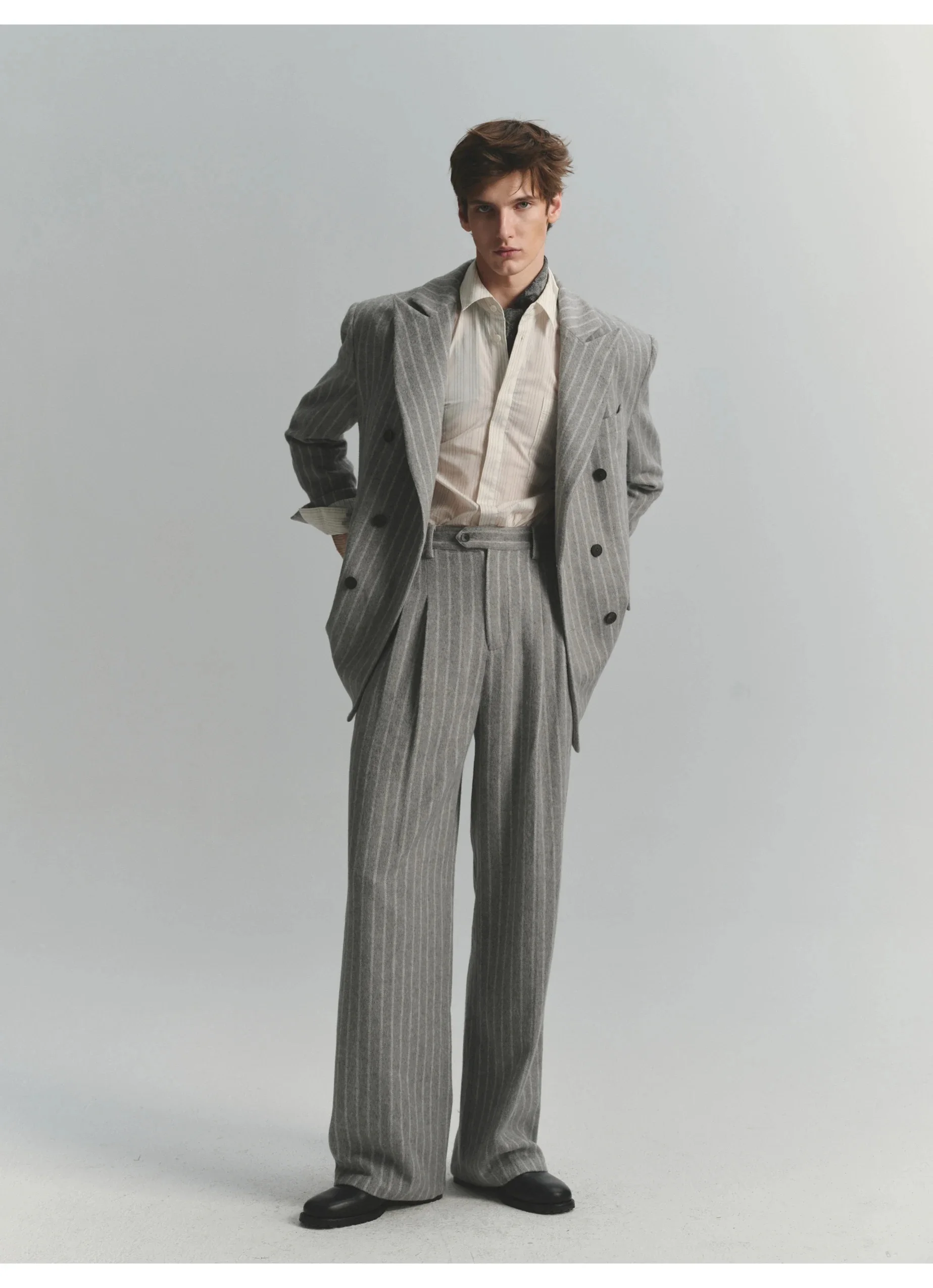 Men's Striped Pants High-Stree - đánh giá và giá Vintage Fashion Old Money