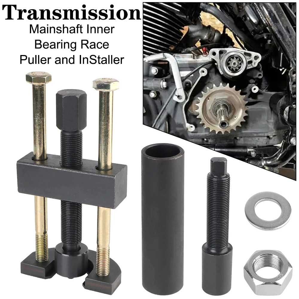 Nero 34902-84 Grande Doppia Trasmissione Albero di Trasmissione Cuscinetto Interno Strumento di Gara Estrattore di Installazione Strumento di Rimozione per Harley Electra Glide