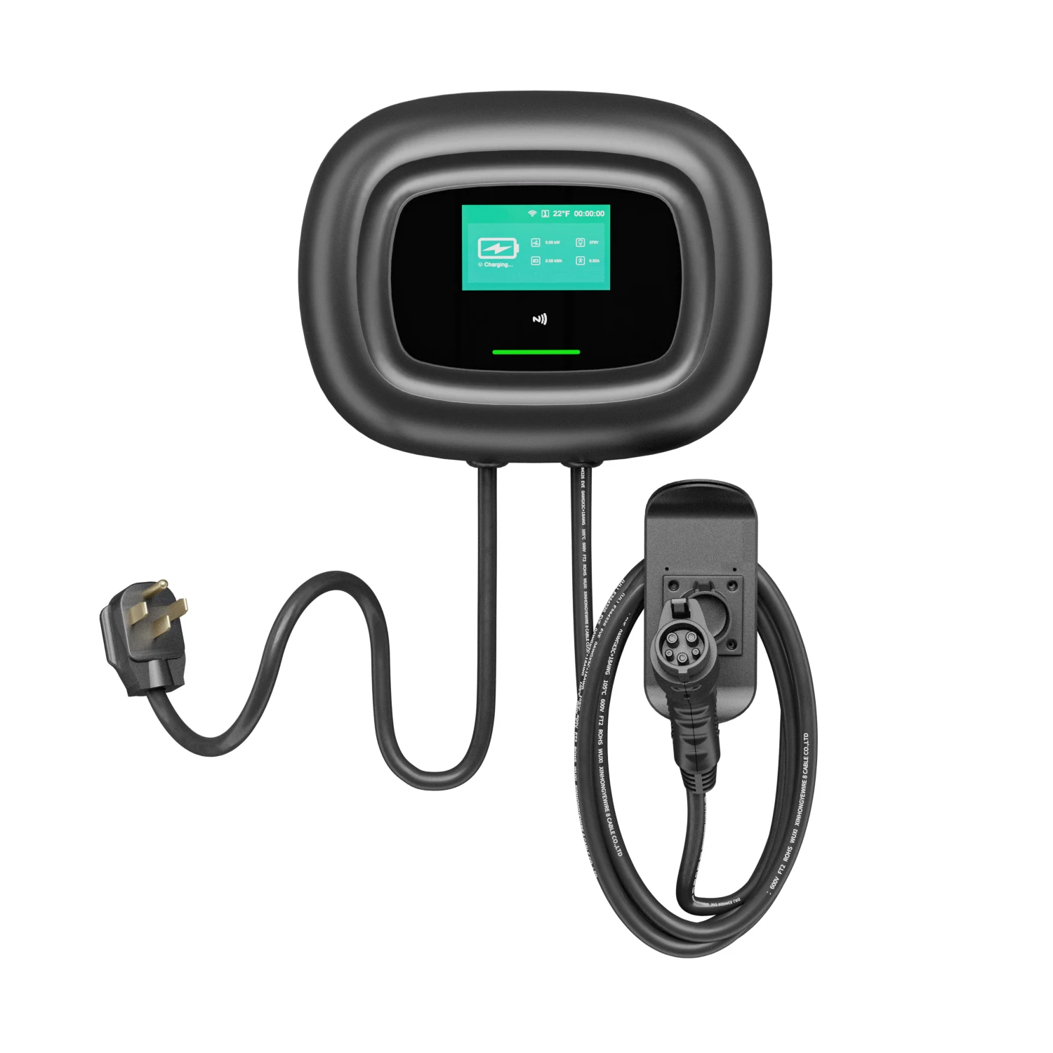 

Khons Wall-Mounted Electric Car Charger type2 16A 32A type2 3.5kw 7kw 11kw 22kw Fast EV Charger Station Wallbox