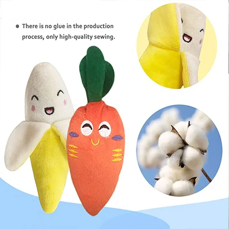 HOT Puppy Dog Plush Squeaky Toys for Small Medium Dogs Bone Aggressive Chewers for Pet Cat Products Puppy Accessories