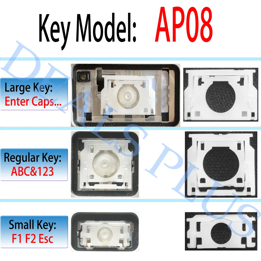 Replacement Individual AP08 AP11 UK KEYBOARD Keys KeyCap Hinge For Macbook  13\'\' 15\'\' A1466 A1369 A1425 A1398 A1502 2010-2015