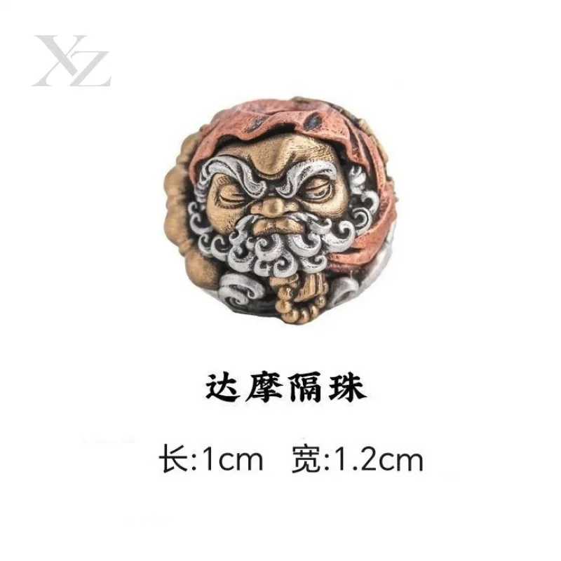 Premium Bodhidharma Bead DIY Accessories Card Ring Bracelet Connecting Ring Zen Cultural Jewelry Partition