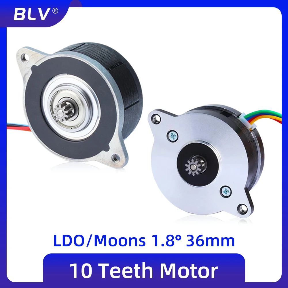 

BLV®10 Teeth Motor Moons/LDO Motor NEMA14 36mm Motor LDO-36STH20-1004AHG For Orbiter/Sherpa Mini Extruder Voron 2.4