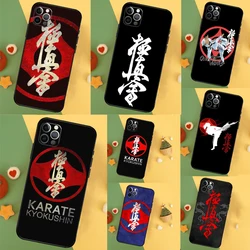 Oyama Karate Kyokushin Case For iPhone 13 12 Mini 11 14 16 15 Pro Max 7 8 Plus X XR XS Max Back Cover