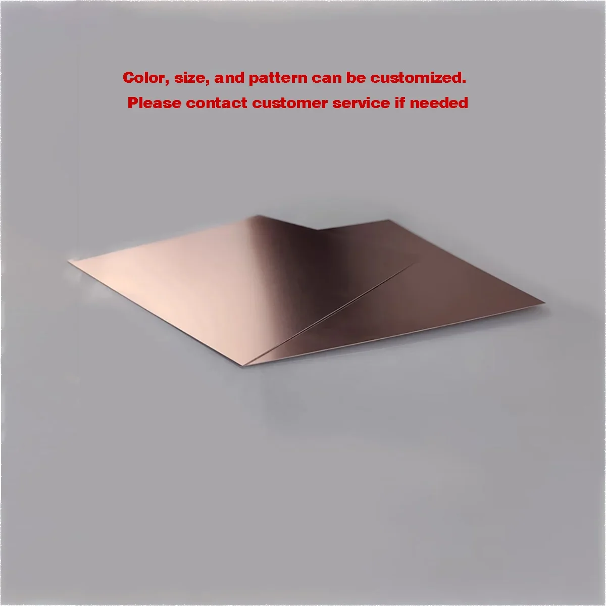 Rose gold brushed anodized aluminum plate/Aluminum Alloy Flat Plate THK 0.5/0.8/1.0/1.5/2.0mm