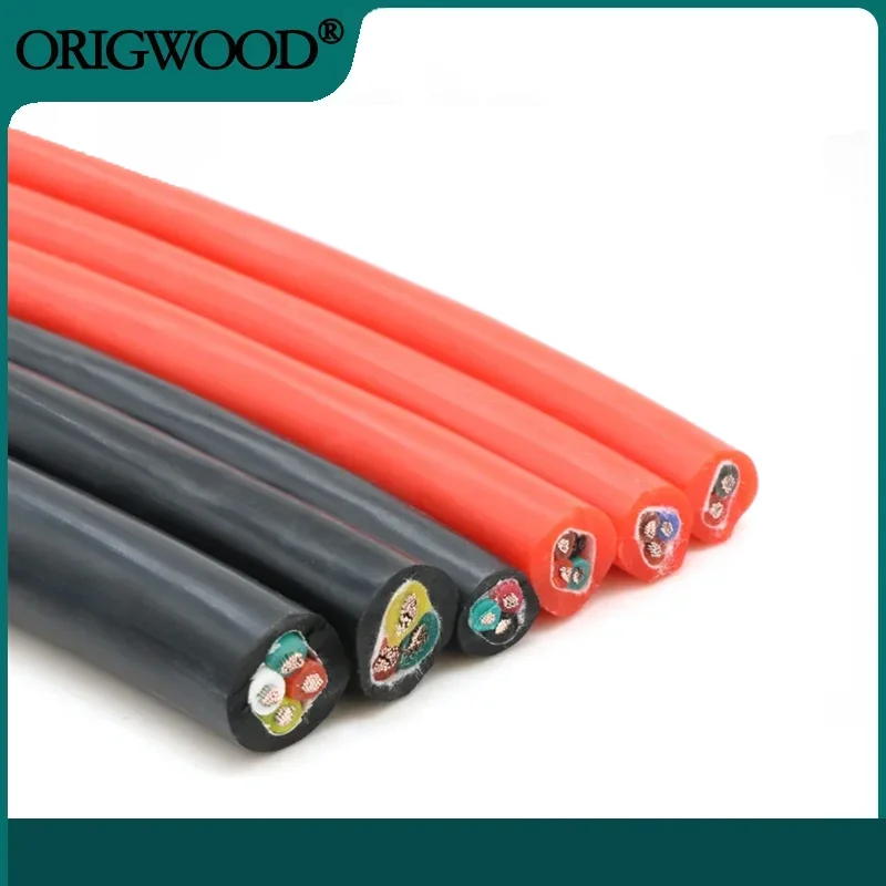 

Flexible Silicone Rubber Cable Sq Insulated High Temperature Copper Wire 0.3 0.5 0.75 1 1.5 2 2.5mm x 2 3 4 6 Cores 1/5m