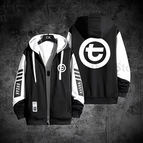 Tecknad Scissor Seven Print Hoodie Höstkappa Hoodie Zip-up Herrhoodie Casual Hoodies för män Sweatshirt Herrkläder 10 best sales sax sju - №3