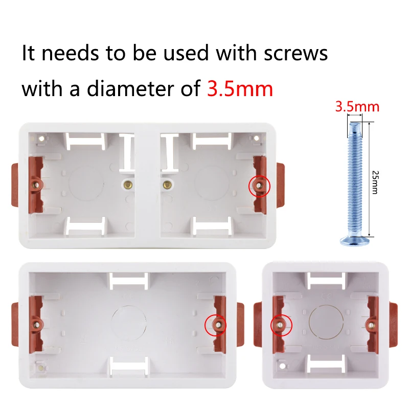 Screw For Switch,Socket,Installation Box. Only Applicable To The Products Of This Store