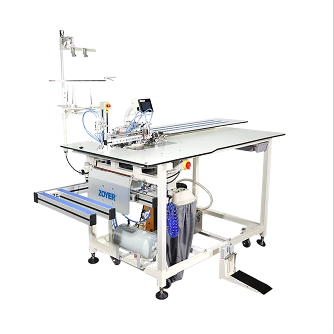 New ZY988H-PS-SPJ Industrial High Speed Computerized Automatic Serging Unit Overlock Sewing Machine With Motor For Trousers