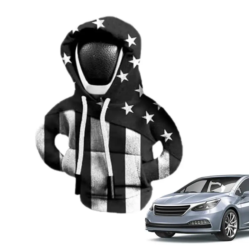 Shifter Knob Cover Hooded Gear Stick Cover Hooded Gear Stick Cover Car Interior Accessories Adjustable Dustproof For Cars