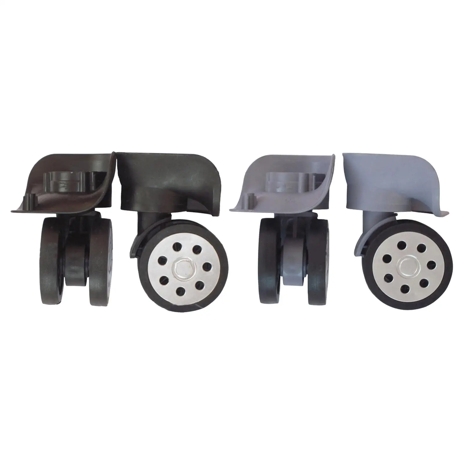 1 Pair Luggage Replacement Wheels Wear Resistant Suitcase Wheels Load Bearing Universal Casters for Trolley Case Luggage Box