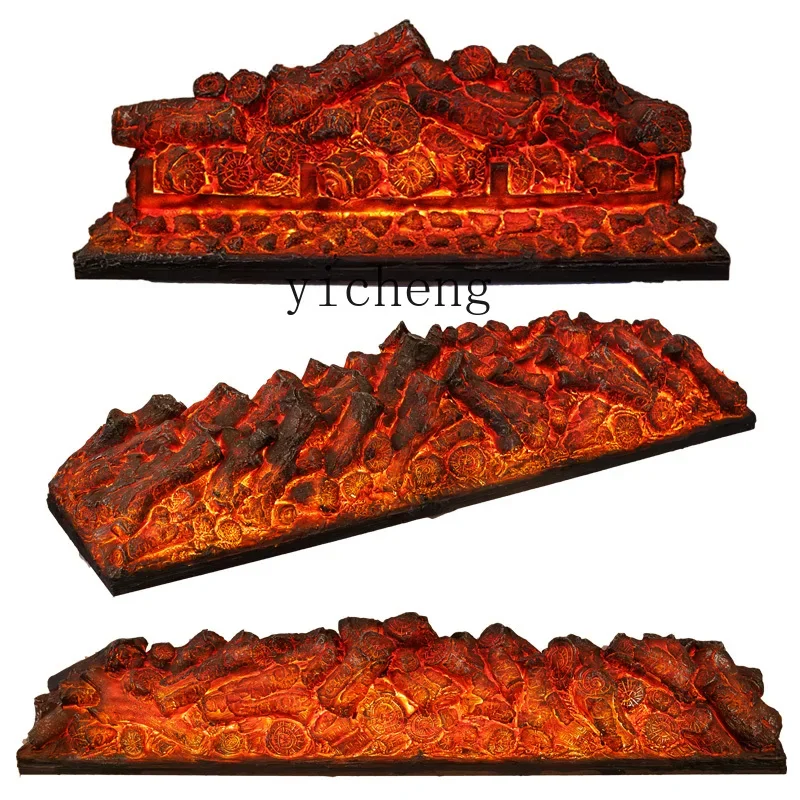 XL European Fireplace Core Decoration Embedded Electronic Fireplace Household Ornament