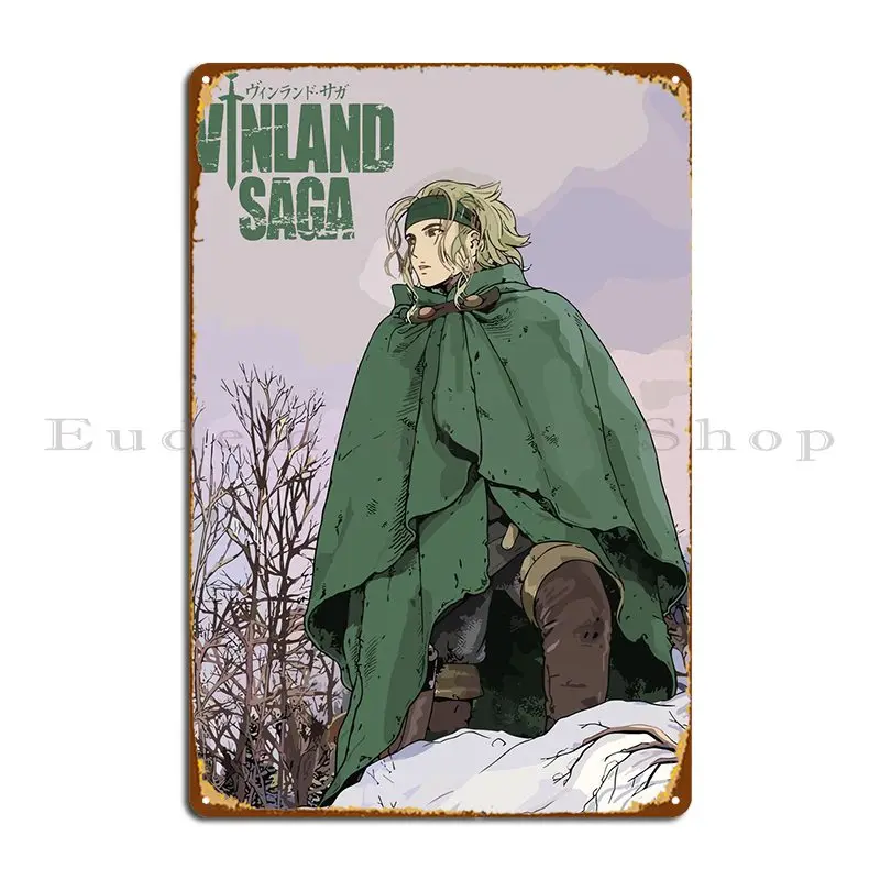 Vinland Saga Metal Sign Living Room Classic Garage Club Custom Garage Decoration Tin Sign Poster