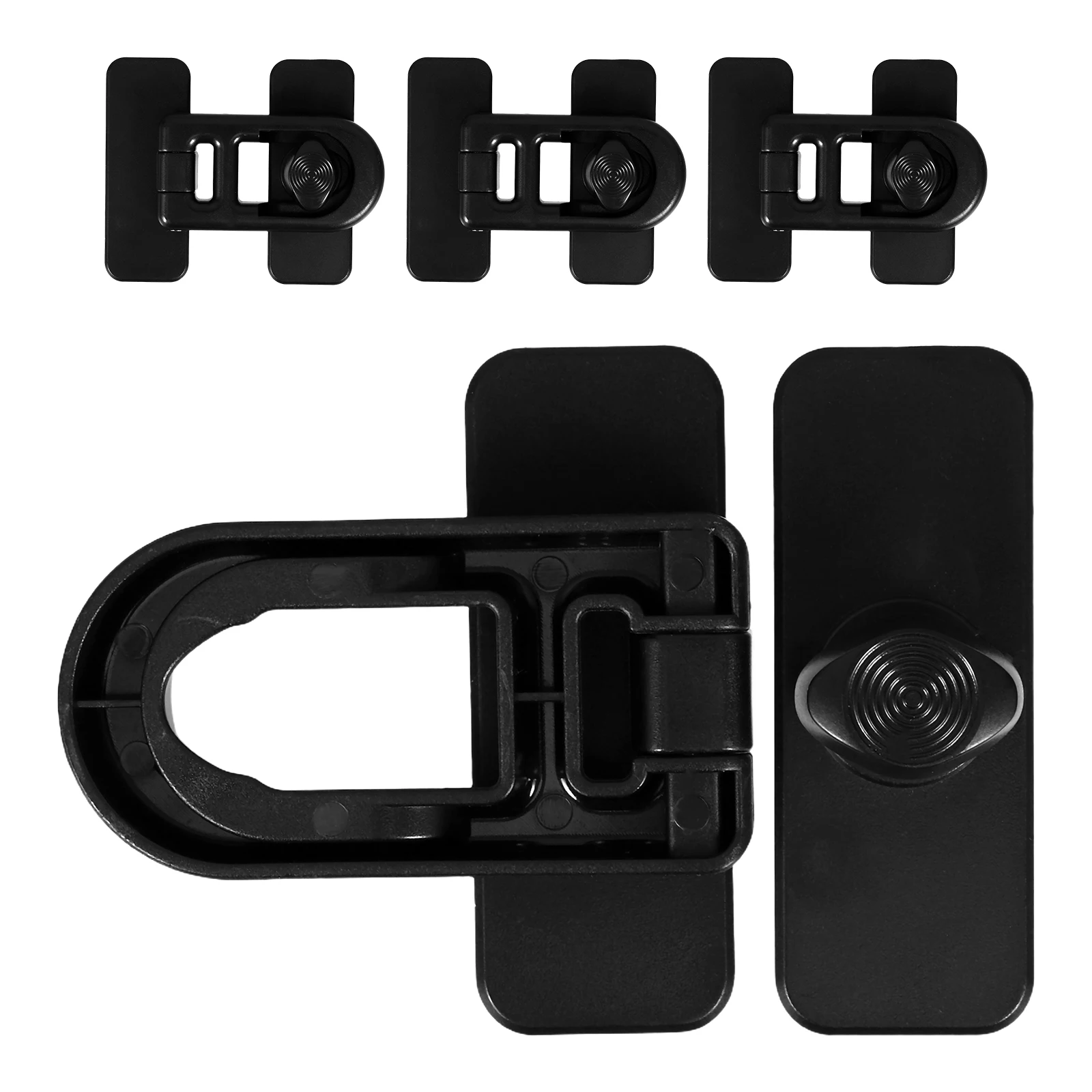 

4pcs Child Safety Locks Multi Functional Baby Proof Latches Home Appliances Safety Protection Cabinets Fridge Oven Toddler Locks