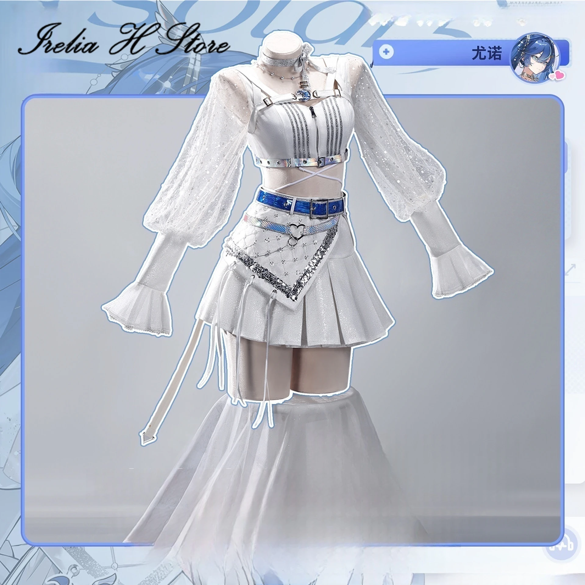 

Irelia H Store Anime Wuthering Waves IUNO Cosplay Costume Game Iuno sexy Birthday dress for women Halloween Costume