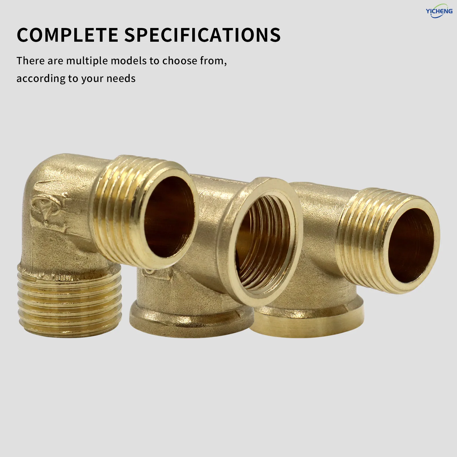 Winkelmetalle Messing Rohrverschraubung Außenrohr Innengewinde Rohradapter (5 Stück)