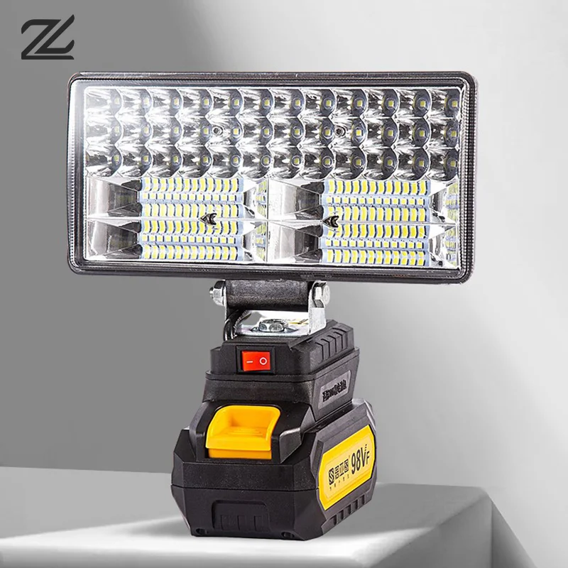 

Для Dewalt 18 в, литий-ионная батарея, фонарик, портативный аварийный прожектор, лампа для кемпинга