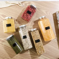 Kitchen Cereals Jars Coffee Container Hermetic Pots Hermetic Containers for Food Storage Pots Plastic Organizing Boxes Spices