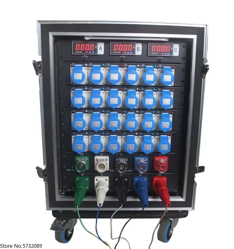 

Audio Stage Power Distribution Equipment With 400A Camlock Main Input And Output 16A Connectors