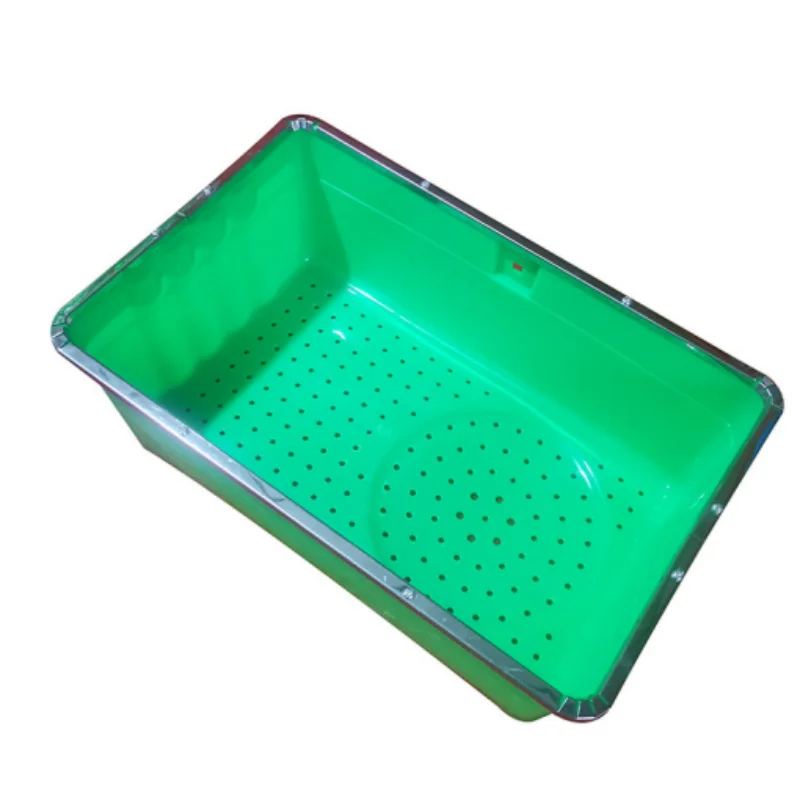 Small Animal Production Box Green Plastic Rabbit Built-in Delivery Nest Rabbit Nest Box with Buckle